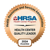 2024 HRSA Health Center Quality Leader logo