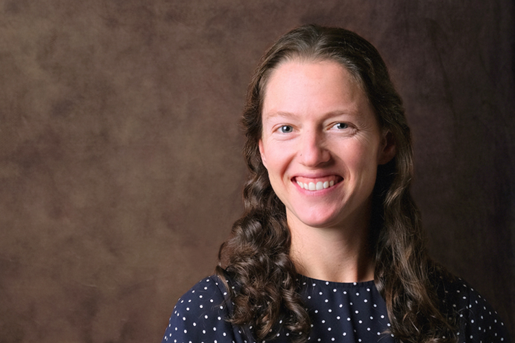 Headshot of Erin Fredrickson, DO, MPH, landscape orientation