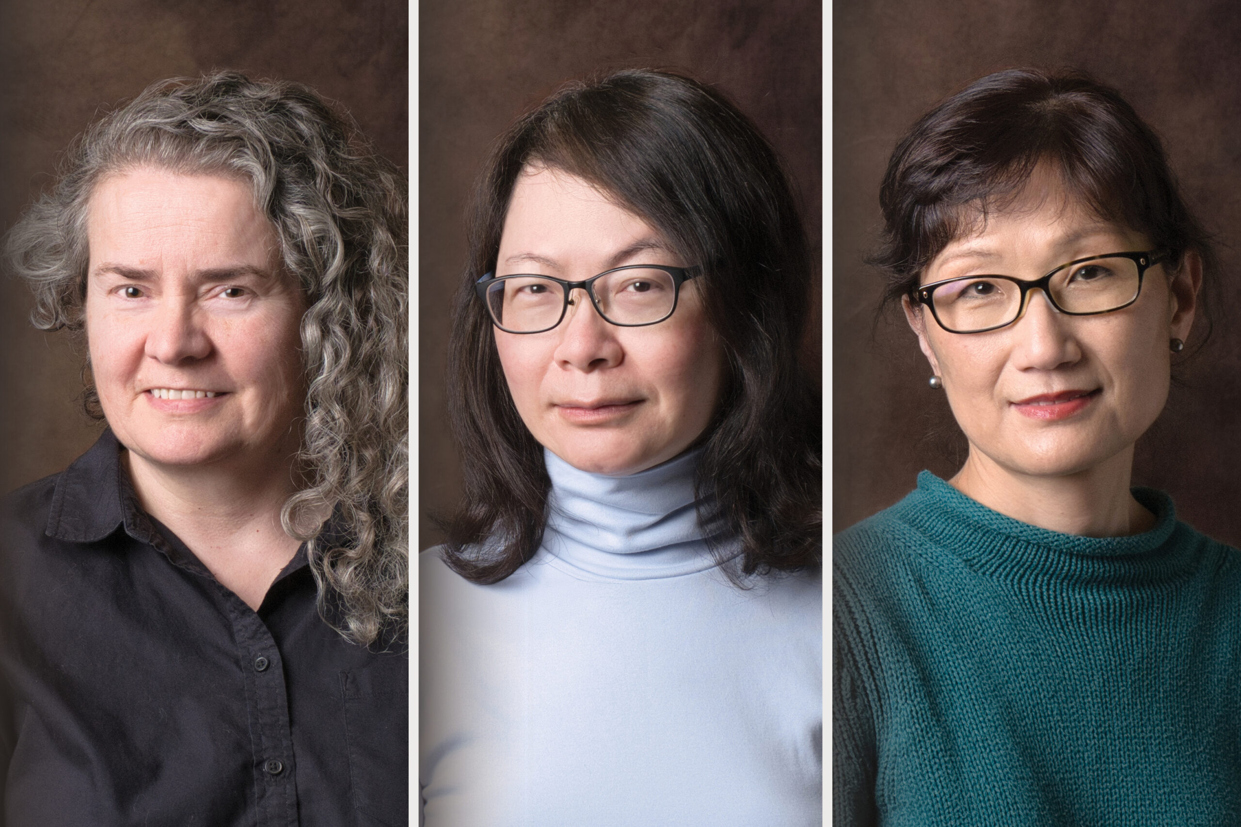 Headshots of Danielle Buckley, PharmD (left), Eva Law, PharmD (middle), and Ji-Young Park, RPh (right).